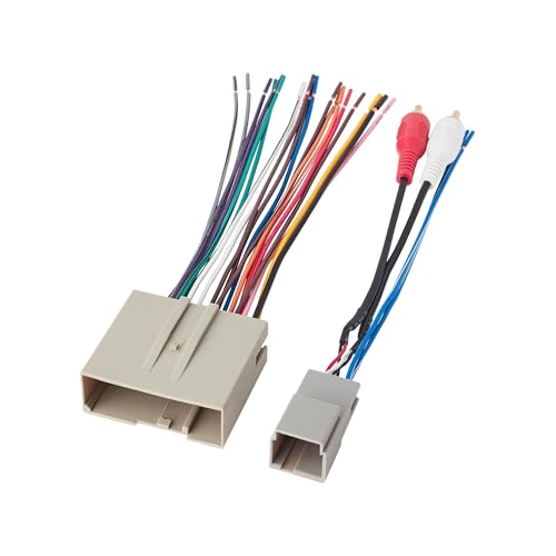 Scosche FDK11B Aftermarket Radio Wiring Harness for Select Factory Amplified 2003-12 Ford, Lincoln and Mercury Vehicles - Car Stereo Wire Harness - Check Vehicle List Notes in Images for Your Model - Image 1
