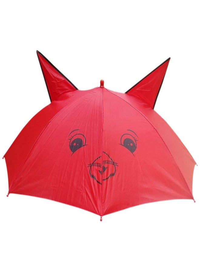 RAINPOPSON Kids Umbrella for Kids Girls Stylish/Boys 2 Pcs Combo Red Animal Design Small Size Umbrella Pack of 2 - Image 4