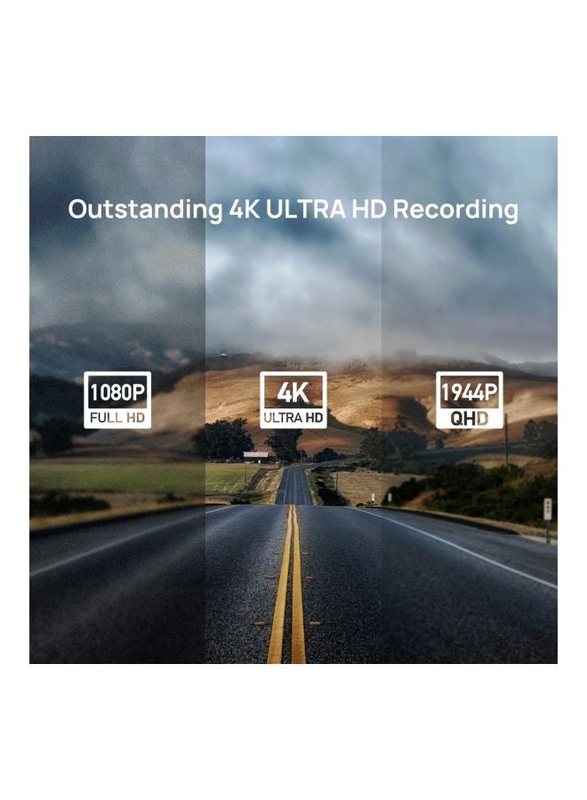 70 ماي كاميرا داش كام ذكية 4K A800S أمامية فقط - Image 2