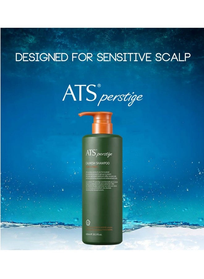 Ats Perstige Calmesh Shampoo 600Ml Organic Aloe And Soothing Silicone Free Shampoo
