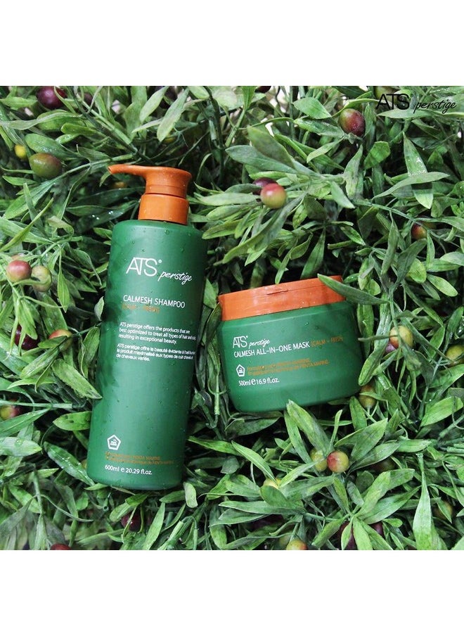 Ats Perstige Calmesh Shampoo 600Ml Organic Aloe And Soothing Silicone Free Shampoo