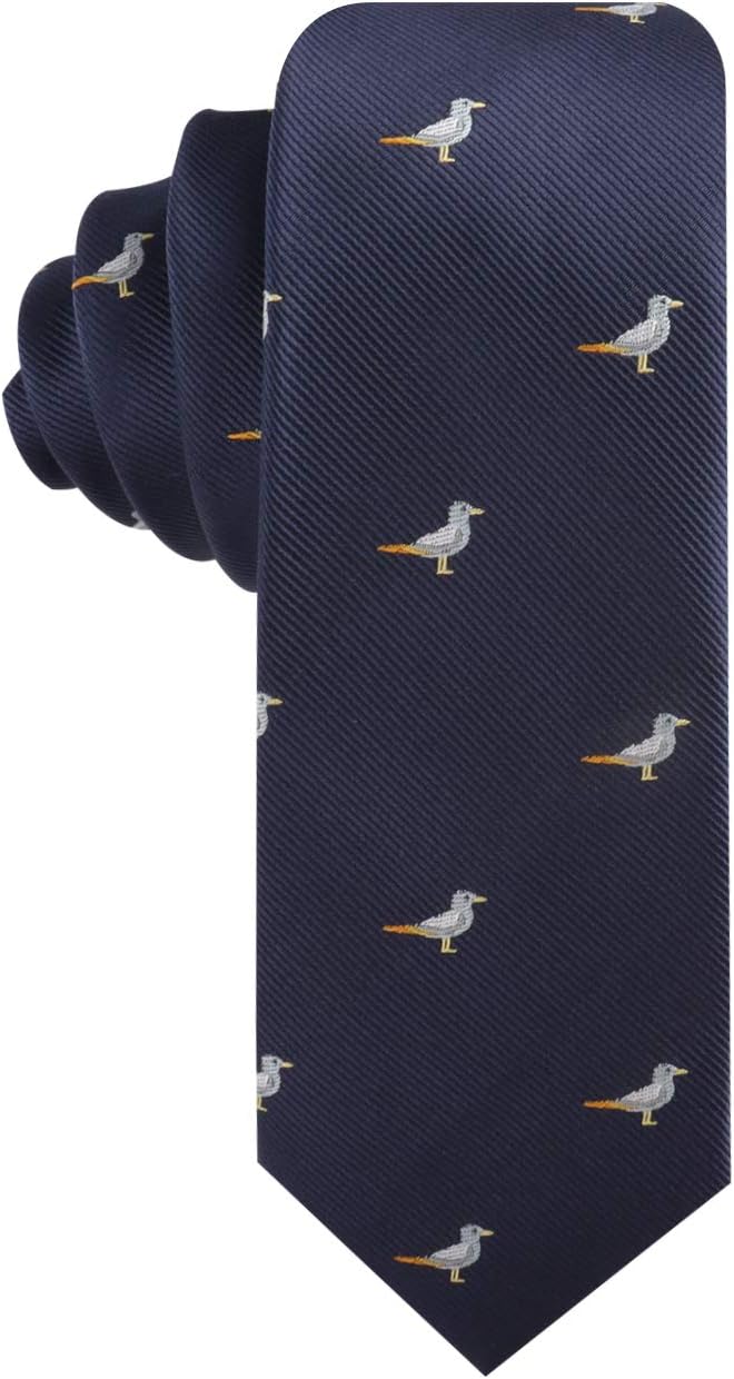 AUSCUFFLINKS Animal Ties | Woven Skinny Neckties | Groomsmen Wedding Ties | Work Ties for Him - Image 3
