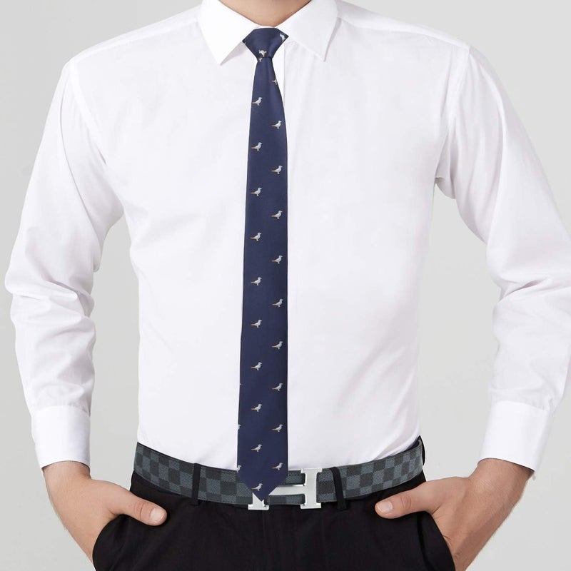 AUSCUFFLINKS Animal Ties | Woven Skinny Neckties | Groomsmen Wedding Ties | Work Ties for Him - Image 4