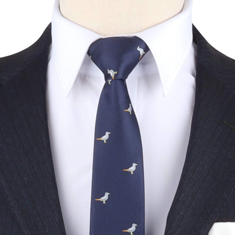 AUSCUFFLINKS Animal Ties | Woven Skinny Neckties | Groomsmen Wedding Ties | Work Ties for Him - Image 2