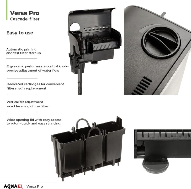 أكوايل مرشح الطاقة Aquael FZN Pro 400 - Image 2