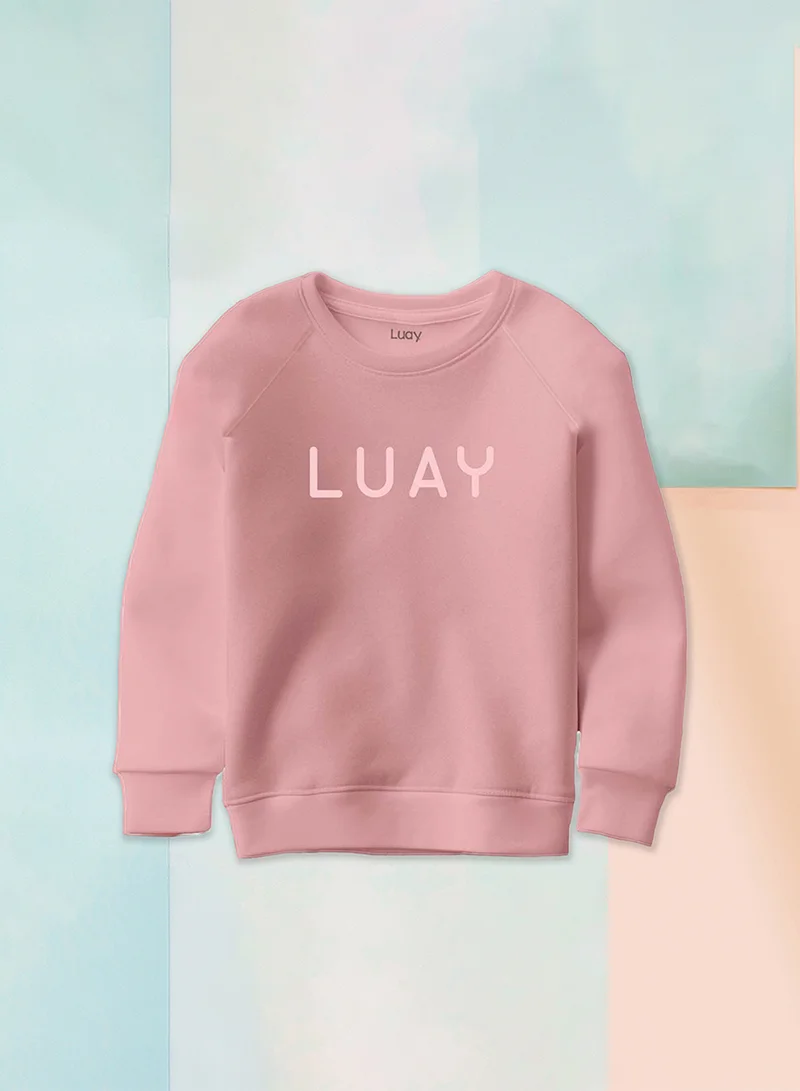 لؤي Unisex 100% Bamboo based Ultra-Soft fabric SweatShirt_Peach