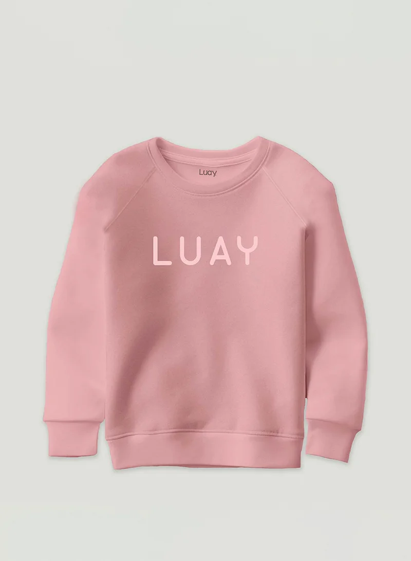 لؤي Unisex 100% Bamboo based Ultra-Soft fabric SweatShirt_Peach