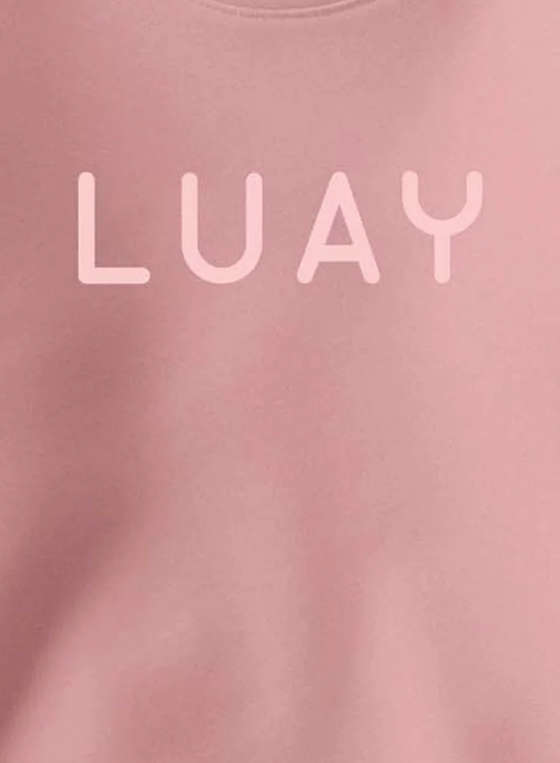 Luay Peach Unisex 100% Bamboo based Ultra-Soft fabric SweatShirt_Peach  | Best Price UAE