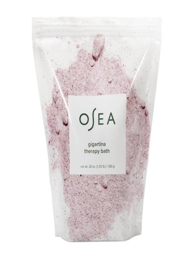 OSEA Gigartina Therapy Bath Soak 20 oz - Made with Gigartina - Luxurious Bath Salts for Women - Lavender Scented - Relaxing Bath Gifts - Moisturizing Soak for Dry Skin - Clean Beauty - Vegan - Image 1