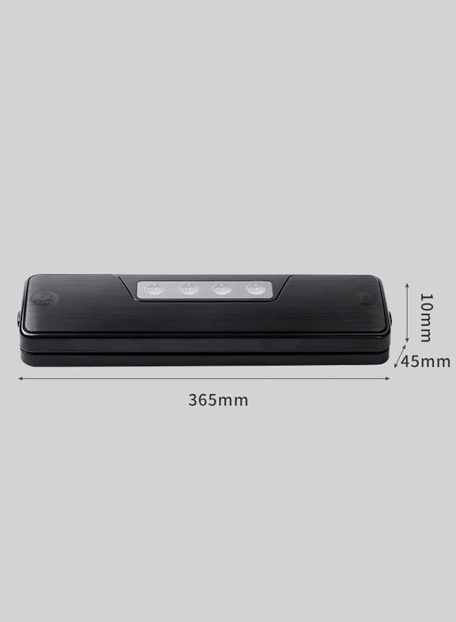 Vacuum Sealing Machine Food Vacuum Sealing Machine Automatic Air Sealing System For Food Storage Dry Wet Sealing Machine Compact Design 12.6 Inches Bring 10 Food Pattern Bags Black  - Image 2