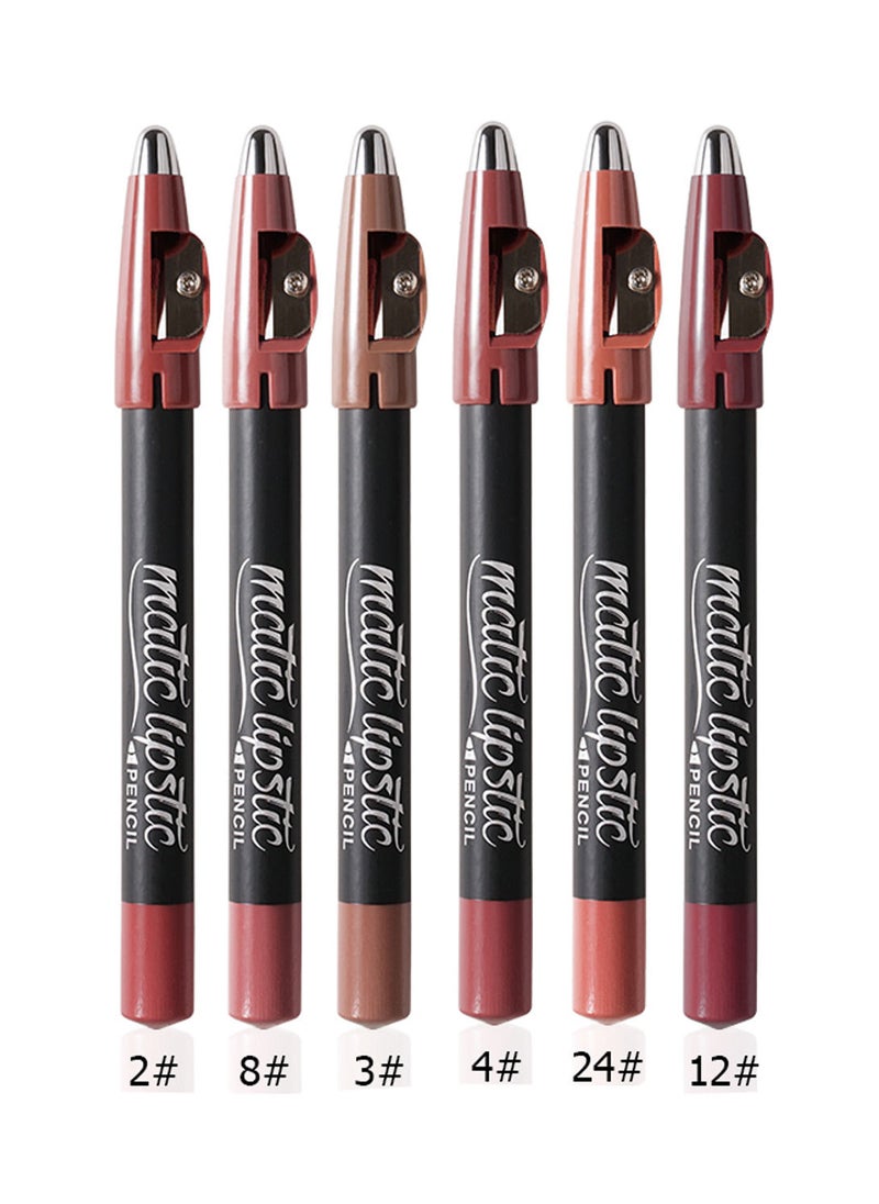 MENOW·PRO - Matte Lipstick Pencil 6 Colors 6 Pcs - C - Image 1