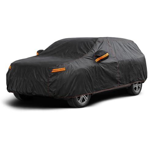 AltoCover 6 Layer Compact SUV Cover Waterproof All Weather Protection with Cotton Liner, Universal Fit Nissan Kicks, Subaru Crosstrek, Jeep Compass, Kia Sportage, Ford Escape, Audi Q3 Q4, BMW X1 - Image 1