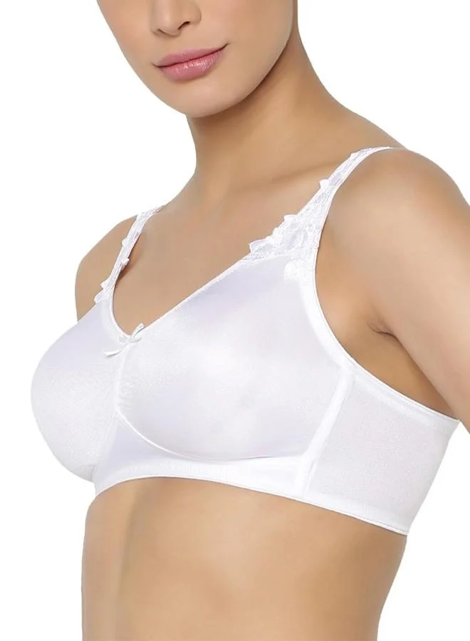Triumph Triumph International Women's Non Padded | Underwired | Minimizer 34D White | Full-Coverage Bra | Pack of 1