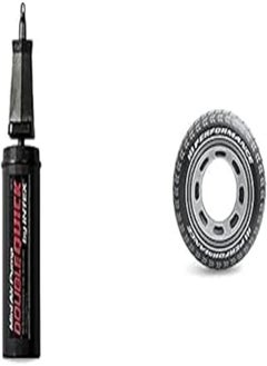 INTEX Bundle Intex 69613 manual air blower-69613 + Intex car wheel swim ring floater for kids - black-59252 