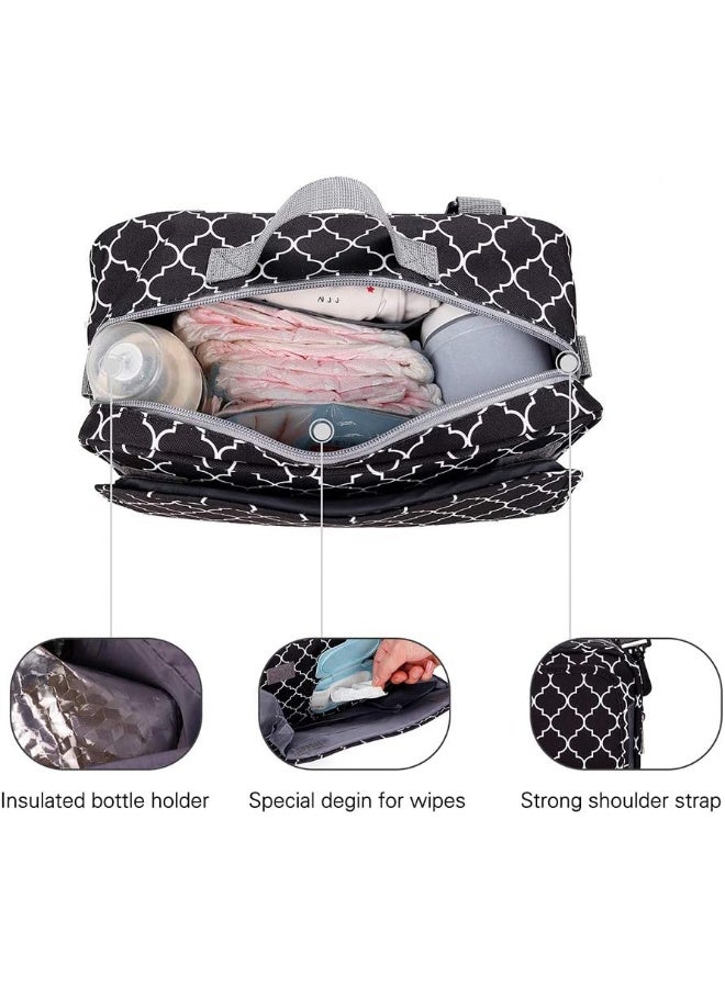 MOMIGO MOMIGO Baby Diaper Caddy Bag - Tote Stroller Nursery Storage Bin, Toys & Wipes Mini Diaper Bag for Outdoor  - Image 2