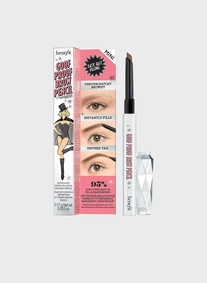 Benefit Cosmetics Mini Goof Proof Eyebrow Pencil 4