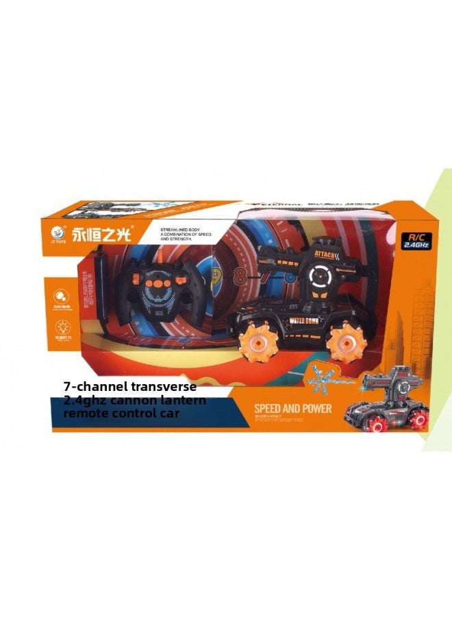 Generic - Children's Play House Light Firing Shells Toy Car JT3577 Parent-child Interactive Remote Control Model Car Wholesale-Color:JT3581-Proportion:A Single Model Must Be Shipped In Multiples Of 18 Boxes. - Image 1