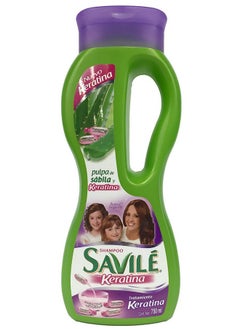 Savile Shampoo Saville Liso Keratina (Pulpa De Sabila Y Keratina) 750Mlper Bottle  - Image 2