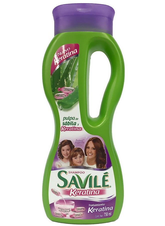 Savile Shampoo Saville Liso Keratina (Pulpa De Sabila Y Keratina) 750Mlper Bottle - Image 2