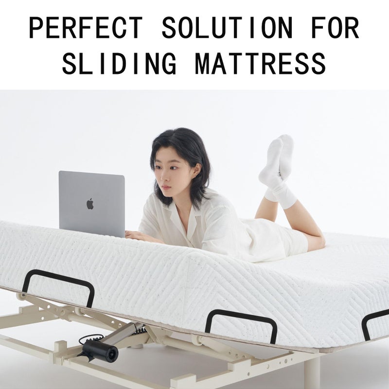 KOXHERO Mattress Retainer Bar Bracket Holder 4Pcs - Keeps Mattress from Sliding on Platform, Adjustable & RV Beds - Image 2