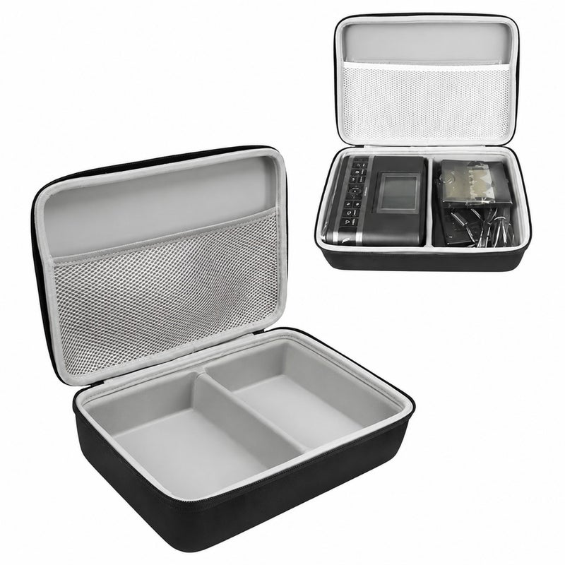 Hard Storage Case for Selphy CP1500 CP1300 CP1200 Wireless Photo Printers: Shockproof Waterproof Protective Bag, Durable EVA Material, Black, Compact Design with Interior Padding for Printer and Accessories - Image 1