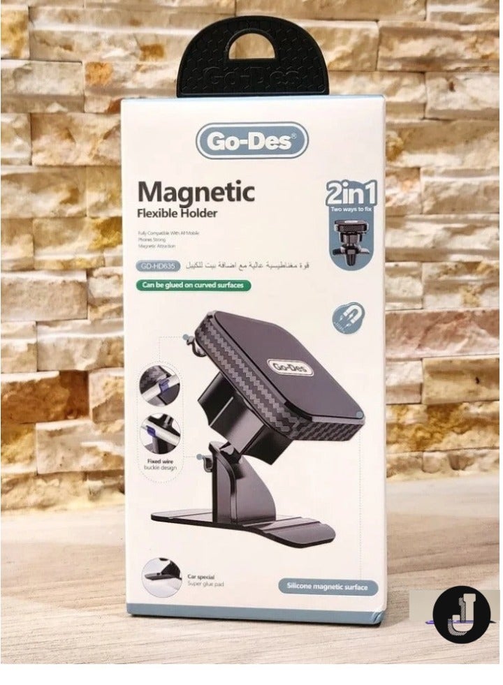 JAJEEK Magnetic Car Phone Holder – Secure Mount for iPhone, Android, and More, Dashboard & Air Vent Compatible - Image 4