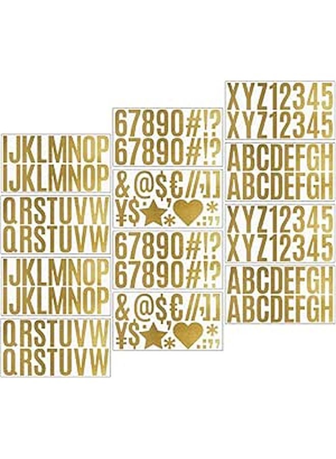 2.5 Inch Self Adhesive Alphabet Number Stickers 12 Pack For DIY Crafts Scrapbooking - Image 1
