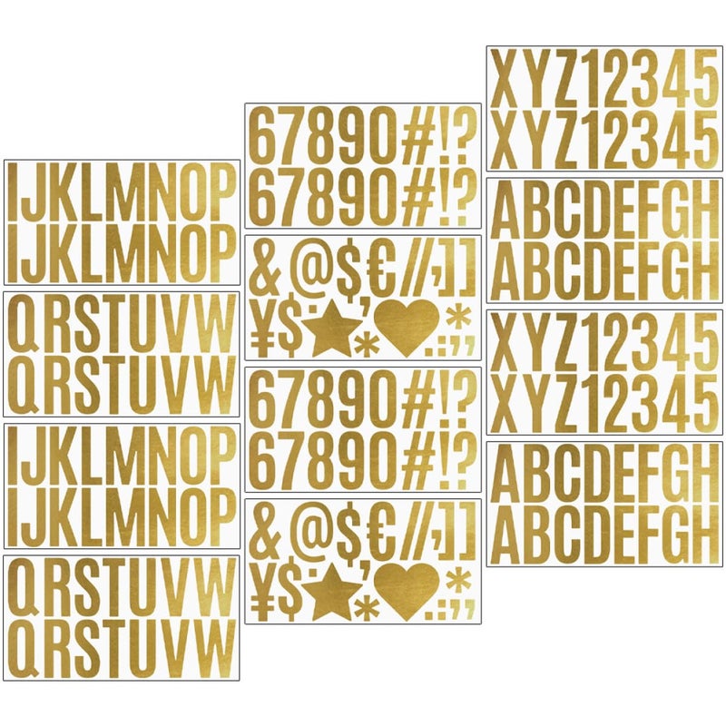 2.5 Inch Self Adhesive Alphabet Number Stickers 12 Pack For DIY Crafts Scrapbooking - Image 2