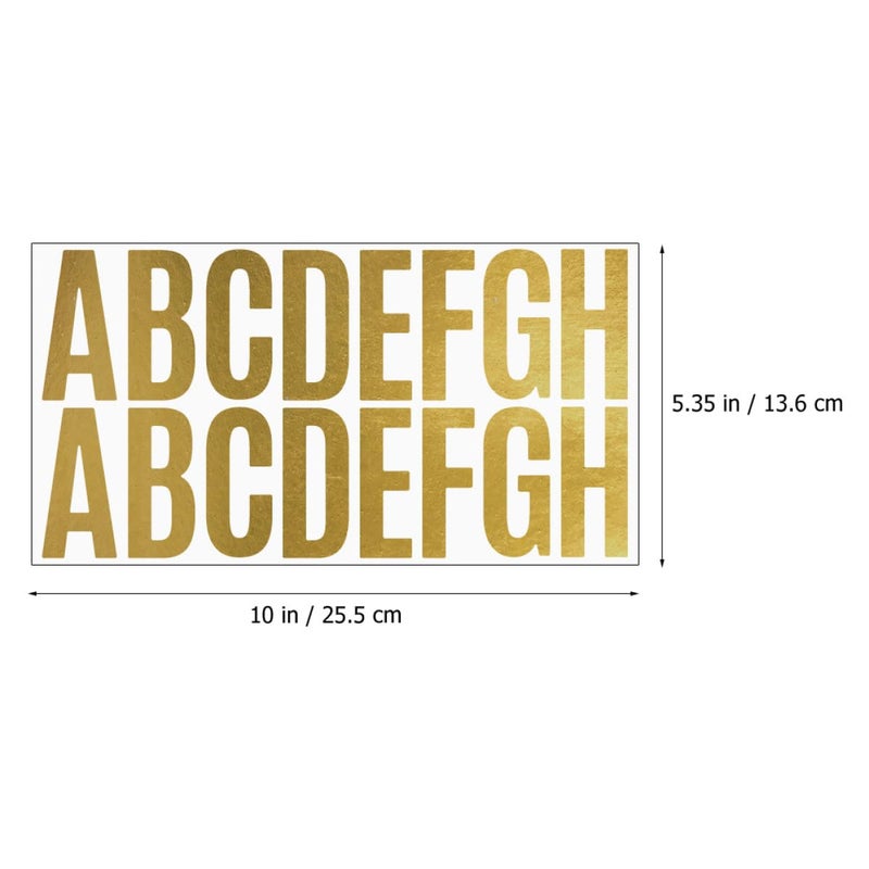 2.5 Inch Self Adhesive Alphabet Number Stickers 12 Pack For DIY Crafts Scrapbooking - Image 3