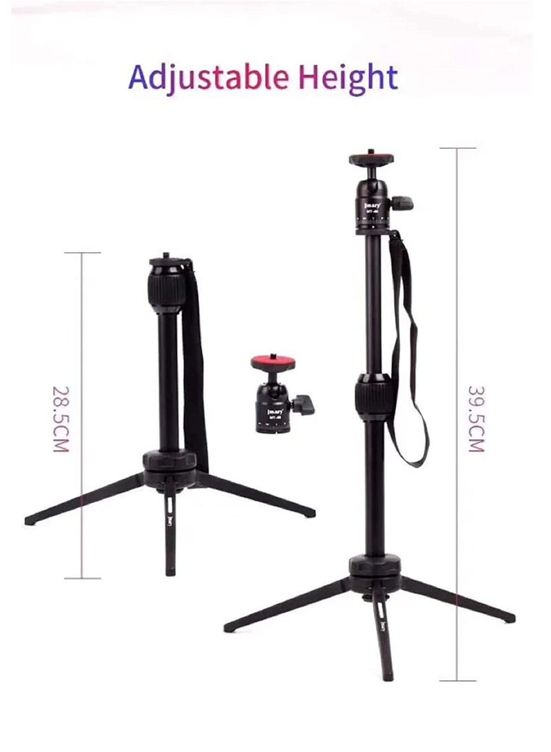 JMARY MT-68 Table-Top Extendable Foldable Tripod Stand for Mobile Phones and DSLR & Digital Cameras - Image 5