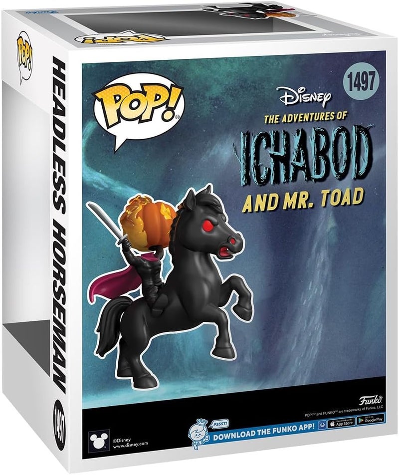 Funko فانكو بوب رايدز ديلوكس هيدلس هورس مان - أسطورة سليبى هولو 1949 - تمثال فينيل قابل للجمع - فكرة هدية - بضائع رسمية للأطفال والبالغين ومحبي الأفلام - Image 4