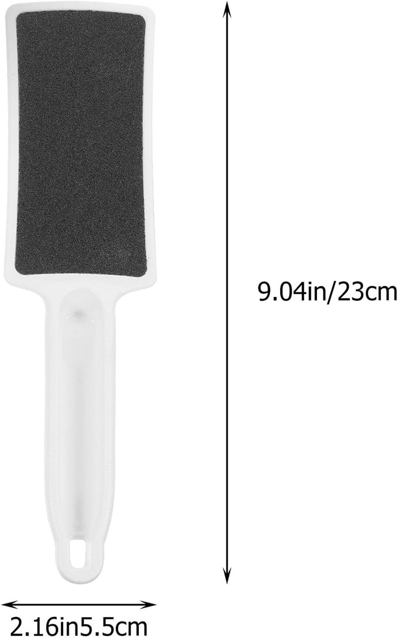 SMASOLO 3pcs Double-Sided Foot File Exfoliating Scrub Foot Rasp Tool White Square Callus Remover for Dry and Cracked Skin Care - Image 2
