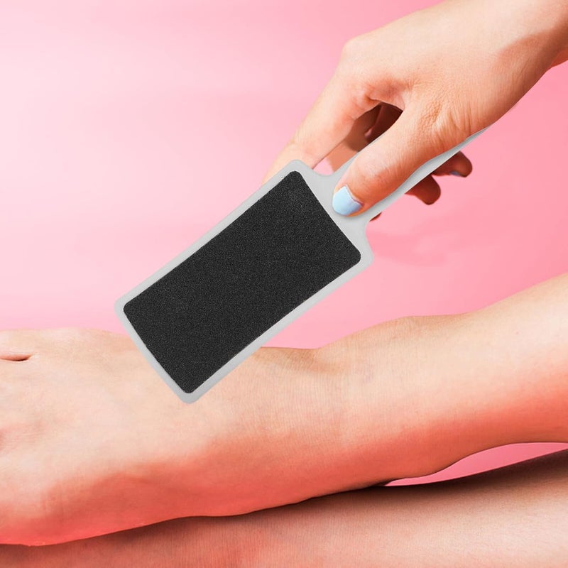 SMASOLO 3pcs Double-Sided Foot File Exfoliating Scrub Foot Rasp Tool White Square Callus Remover for Dry and Cracked Skin Care - Image 4