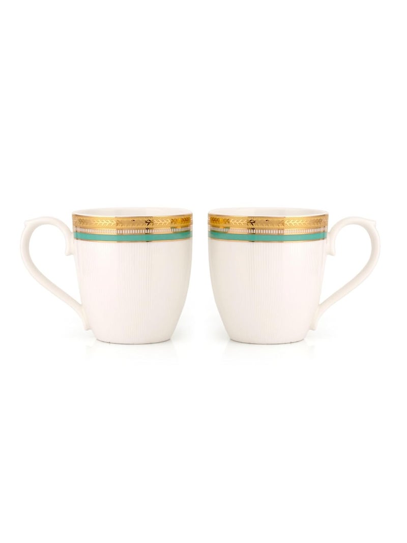 JCPL Fine Ceramic Printed TeaCoffee Set of 6200 ml Each Polo Aroma AS23 - Image 3