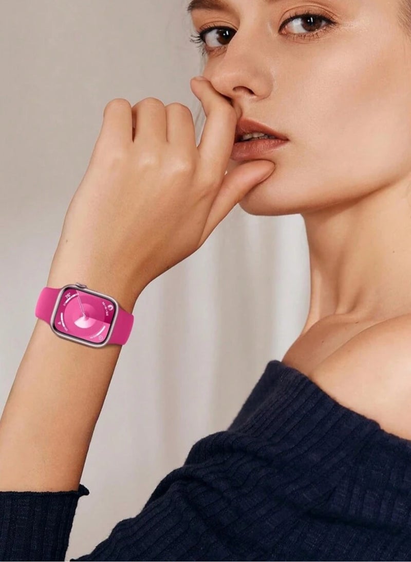 جريت تشويس حزام وسوار بديل لساعة آبل من السيلكون متوافق مع ساعات آبل 38mm/40mm/41mm - Image 5