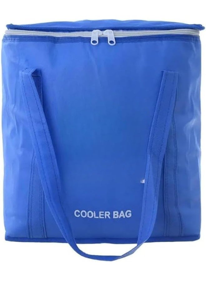 Large Thermal Storage Bag for Food and Beverages 20L Insulated Cooler Bag with Thermal Foil Lining for Travel, Picnics, Camping, and Trips 35 x 30 x 20 cm - Image 5