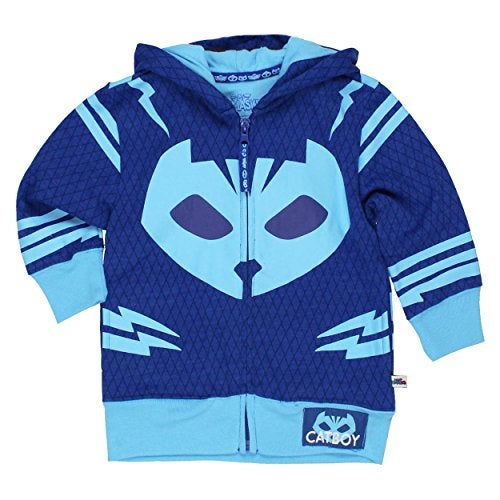 PJMASKS Little Boys' Toddler Catboy Hoodie, Blue, 3T - Image 2