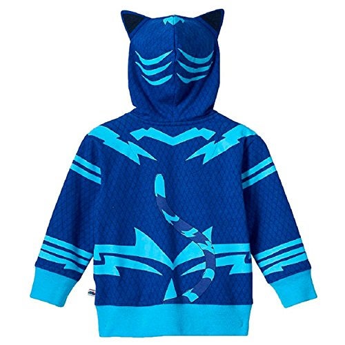 PJMASKS Little Boys' Toddler Catboy Hoodie, Blue, 3T - Image 5