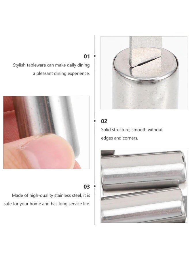 6PCS Stainless Steel Corn Holders – Reusable Corn on the Cob Skewers for BBQ, Grilling, Camping & Outdoor Parties - Image 3