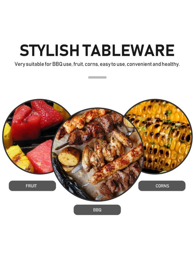 6PCS Stainless Steel Corn Holders – Reusable Corn on the Cob Skewers for BBQ, Grilling, Camping & Outdoor Parties - Image 5