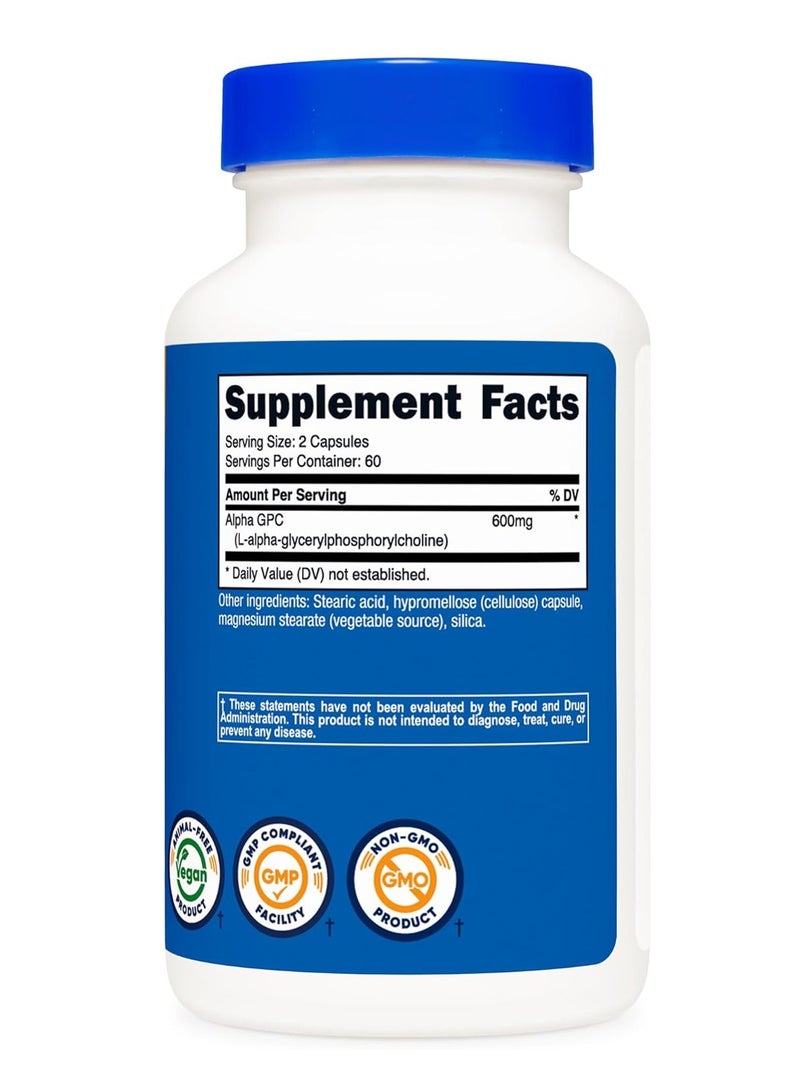 كبسولات نيوتريكوست ألفا جي بي سي 600 ملغ، 120 كبسولة - Image 5