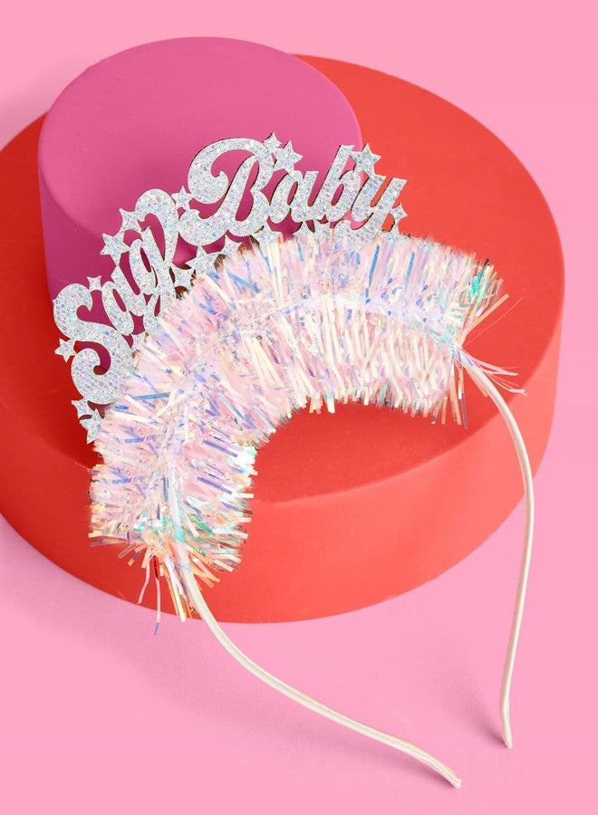 xo, Fetti Sagittarius Baby Headband - Fits Adult + Child | Zodiac Sag Hair Accessory, Horoscope Favor, Astrology Birthday Party Decorations - Image 3