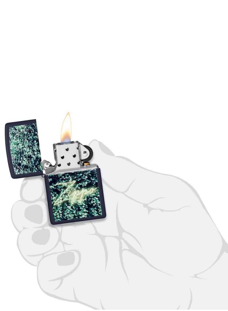 Zippo 48721 239 Zippo Design Navy Matte Windproof Lighter - Image 5