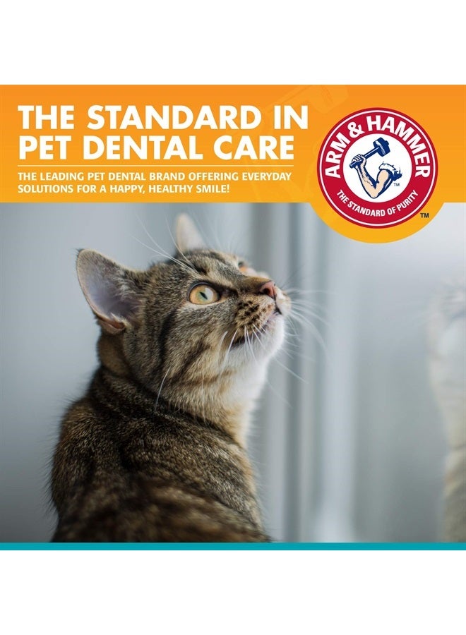 Arm & Hammer for Pets Dental Kit for Cats | Eliminates Bad Breath | 3 Piece Set Includes Cat Toothpaste, Cat Toothbrush & Cat Fingerbrush in Tasty Tuna Flavor,2.5 ounces - Image 5