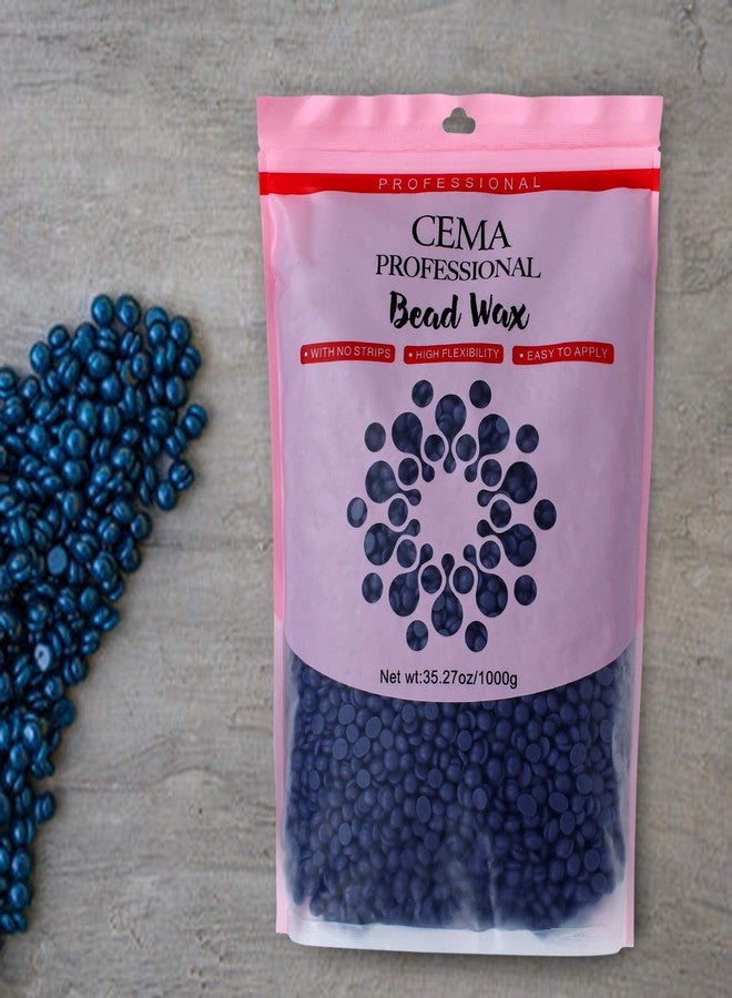 CEMA Professional Bead Wax, 1000g, High Flexibility Hair Removal Wax, No Strips Required - Image 2