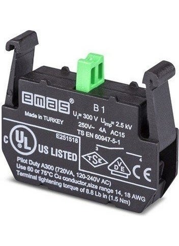 EMAS B1 B Contact Block Start 1na 