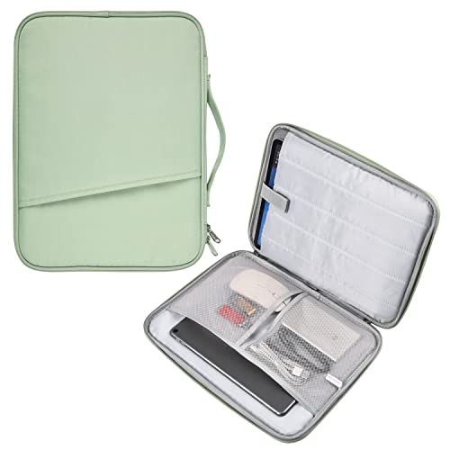 CASEDAO 12.9 Inch Tablet Sleeve Bag for 2025 2024 iPad Pro M5 M4/iPad Air M2 13"/Pro 12.9",Samsung Galaxy Tab S9+Plus,S8+,S7+ Plus,S7 FE 12.4"Carrying Case,Surface Pro 11 Snapdragon,10,9,8,X,7+,7,6 Bag-Green - Image 1