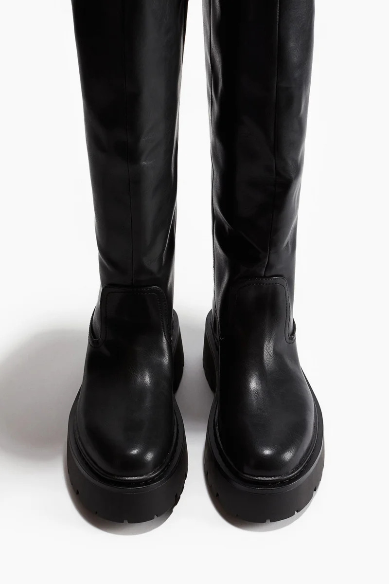 H&M Chunky knee-high boots
