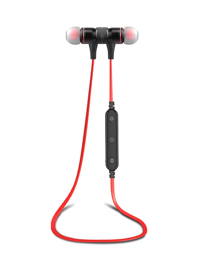 NIBEMINENT Wireless In-Ear Magnetic Earphone With Microphone Red - Image 1