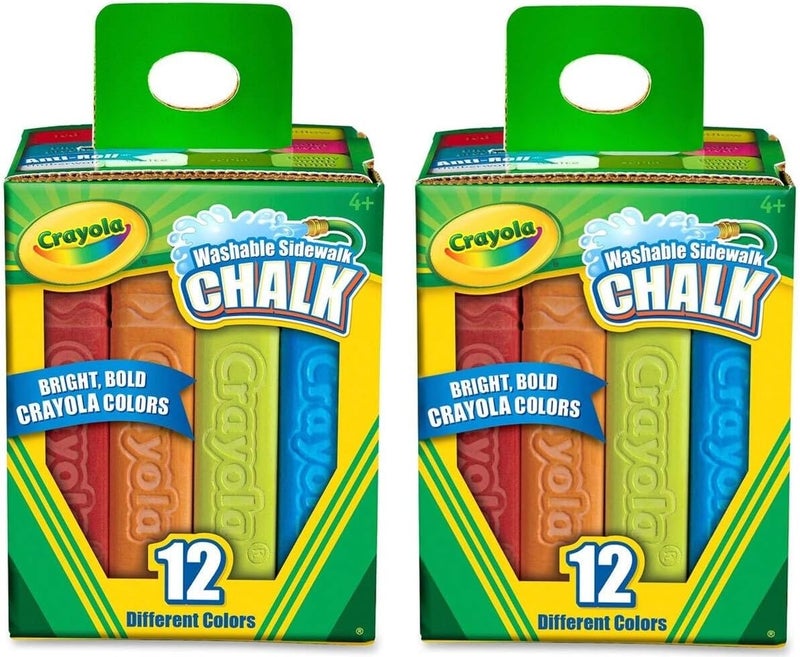 Crayola Chalk 12ct - Pack of 2 - Image 1